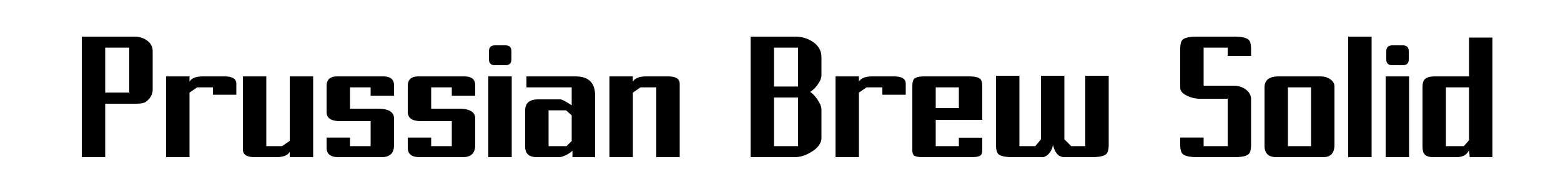 Prussian Brew Solid